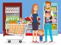 თამაშის Happy Shopping Jigsaw