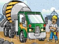 თამაშის Construction Trucks Jigsaw