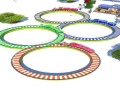 თამაშის Lowpolly Train Racing