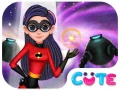 თამაშის Superhero Violet Fashion Shoot