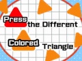 თამაშის Press The Different Colored Triangle