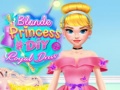 თამაშის Blonde Princess #DIY Royal Dress