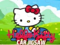 თამაშის Hello Kitty Car Jigsaw