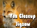 თამაშის Fox Closeup Jigsaw