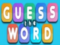 თამაშის Guess The Word