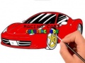თამაშის Racing Cars Coloring book