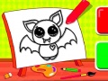 თამაშის Easy Kids Coloring Bat