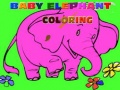 თამაშის Baby Elephant Coloring