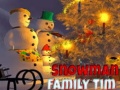 თამაშის Snowman Family Time