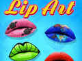 თამაშის Lip Art