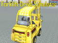 თამაშის Forklift Drive Simulator