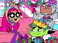 თამაშის Teen Titans Christmas Stars