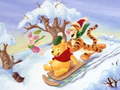 თამაშის Winnie the Pooh Christmas Jigsaw Puzzle 2