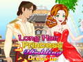 თამაშის Long Hair Princess Wedding Dress up
