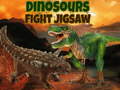 თამაშის Dinosaurs Fight Jigsaw