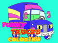 თამაშის Funny Trucks Coloring