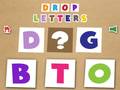 თამაშის Drop Letters
