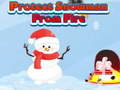 თამაშის Protect Snowman From Fire