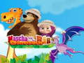 თამაშის Masha and The Bear dinosaur