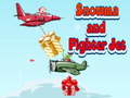 თამაშის Snowman and Fighter Jet