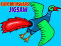 თამაშის Cute Dinosuars Jigsaw