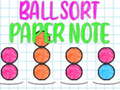 თამაშის Ball Sort Paper Note