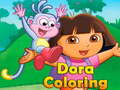 თამაშის Dora Coloring