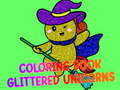 თამაშის Coloring Book Glittered Unicorns