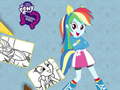 თამაშის Equestria Girls Coloring Book