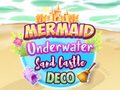 თამაშის Mermaid Underwater Sand Castle Deco