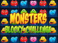 თამაშის Monsters blocky challenge