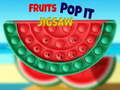 თამაშის Fruits Pop It Jigsaw