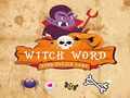 თამაშის Witch Word Halloween Puzzel Game