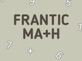 თამაშის Frantic Math