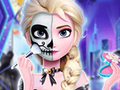 თამაშის Elsa's Halloween Party Tattoo