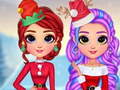 თამაშის Rainbow Girls Christmas Outfits