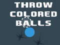 თამაშის Throw Colored Balls