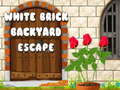 თამაშის White Brick Backyard Escape