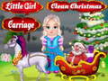 თამაშის Little Girl Clean Christmas Carriage