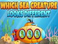თამაშის Which Sea Creature Looks Different
