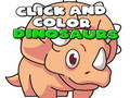 თამაშის Click And Color Dinosaurs