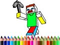 თამაშის Back to School: Minecraft Coloring