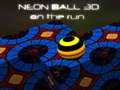 თამაშის Neon Ball 3d on the run