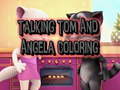 თამაშის Talking Tom and Angela Coloring