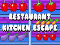 თამაშის Restaurant Kitchen Escape