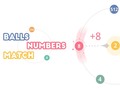 თამაშის Balls Numbers Match