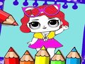 თამაშის Coloring Dolls Book