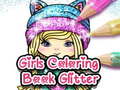 თამაშის Girls Coloring Book Glitter 