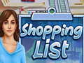თამაშის Shopping List 
