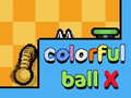 თამაშის Colorful ball X